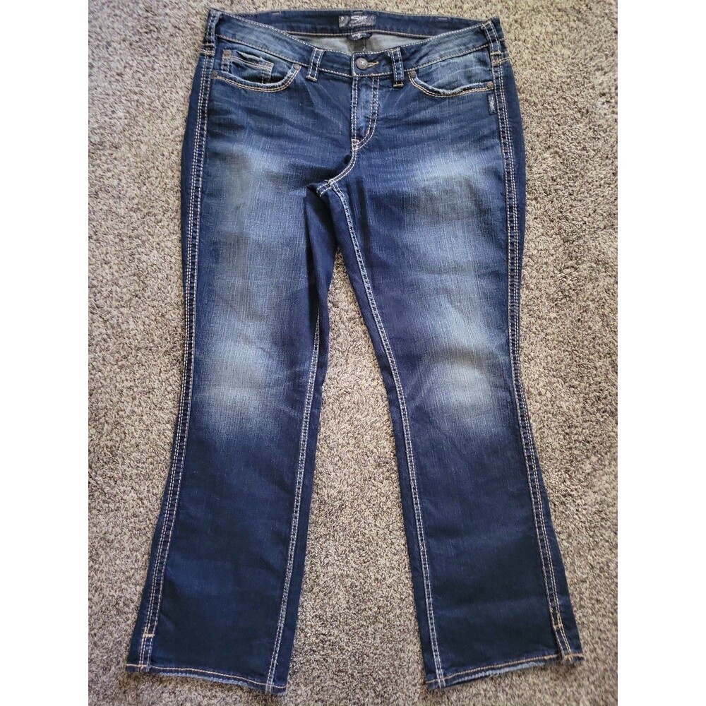 Silver Jeans Co Frances Bootcut Dark Wash Denim Jeans Women's SZ 18 / L31